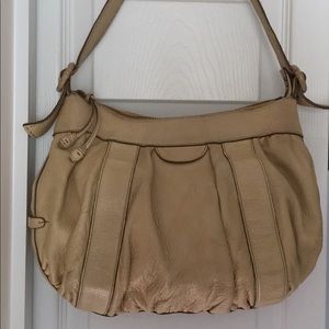 Cole Haan pebble leather hobo handbag